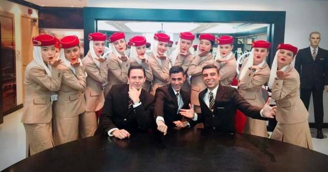 Emirates kabin memuru olarak katılmak, Dubai’ye varmak ve Emirates Aviation College’da eğitime başlamak.